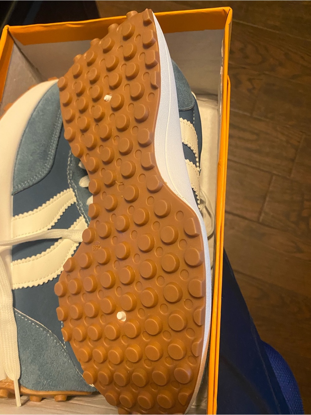 cleo Blue and White Women’s Sneakers